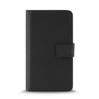 PURO Smart Wallet - Uniwersalne etui z uchwytem do robienia zdjęć z kieszonkami na karty i pieniądze, rozmiar XXL (czarny)