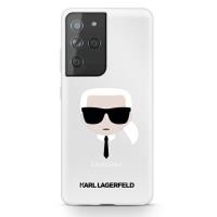 Karl Lagerfeld Head - Etui Samsung Galaxy S21 Ultra (przezroczysty)