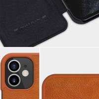 Nillkin Qin Leather Case - Etui Apple iPhone 12 Mini (Blue)