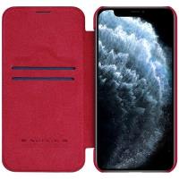 Nillkin Qin Leather Case - Etui Apple iPhone 12 Pro Max (Red)