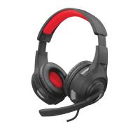 Trust GXT 307 RAVU - Słuchawki dla graczy (Czarny/Czerwony)