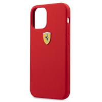 Ferrari On Track Silicone – Etui iPhone 12 mini (czerwony)