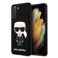 Karl Lagerfeld Fullbody Silicone Iconic - Etui Samsung Galaxy S21+ (Czarny)