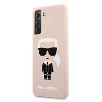 Karl Lagerfeld Fullbody Silicone Iconic - Etui Samsung Galaxy S21 + (Różowy)