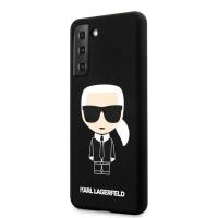 Karl Lagerfeld Fullbody Silicone Iconic - Etui Samsung Galaxy S21 (Czarny)