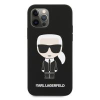 Karl Lagerfeld Fullbody Silicone Iconic - Etui iPhone 12 Pro Max (Black)