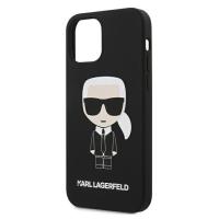 Karl Lagerfeld Fullbody Silicone Iconic - Etui iPhone 12 Pro Max (Black)