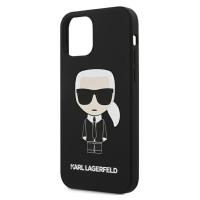 Karl Lagerfeld Fullbody Silicone Iconic - Etui iPhone 12 / 12 Pro (Black)