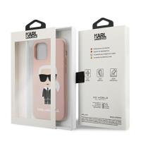 Karl Lagerfeld Fullbody Silicone Iconic - Etui iPhone 12 / 12 Pro (Light Pink)