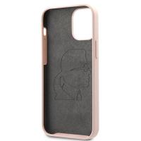 Karl Lagerfeld Fullbody Silicone Iconic - Etui iPhone 12 Mini (Light Pink)