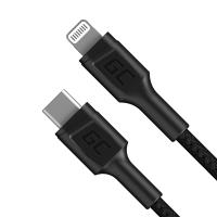 Green Cell Power Stream - Kabel Przewód USB-C - Lightning 100 cm ze wsparciem Power Delivery (Apple certyfikat MFi Certified)