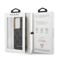 Guess 4G Charms Collection - Etui Samsung Galaxy S21 Ultra (szary)
