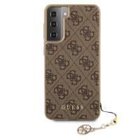 Guess 4G Charms Collection - Etui Samsung Galaxy S21 (brązowy)