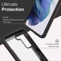 X-Doria Raptic Shield - Etui aluminiowe Samsung Galaxy S21+ (Antimicrobial protection) (Red)