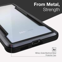 X-Doria Raptic Shield - Etui aluminiowe Samsung Galaxy S21+ (Antimicrobial protection) (Black)