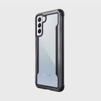 X-Doria Raptic Shield - Etui aluminiowe Samsung Galaxy S21+ (Antimicrobial protection) (Black)