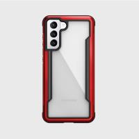 X-Doria Raptic Shield - Etui aluminiowe Samsung Galaxy S21 (Antimicrobial protection) (Red)