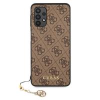Guess 4G Charms Collection - Etui Samsung Galaxy A32 LTE (brązowy)