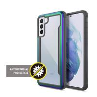 X-Doria Raptic Shield - Etui aluminiowe Samsung Galaxy S21+ (Antimicrobial protection) (Iridescent)