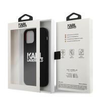 Karl Lagerfeld Silicone Stack Logo - Etui iPhone 12 / iPhone 12 Pro (czarny)