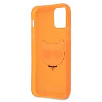 Karl Lagerfeld Choupette Head - Etui iPhone 12 Pro Max (fluo pomarańczowy)