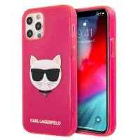 Karl Lagerfeld Choupette Head - Etui iPhone 12 Pro Max (Fluo Pink)