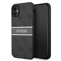 Guess 4G Printed Stripe - Etui iPhone 11 (szary)