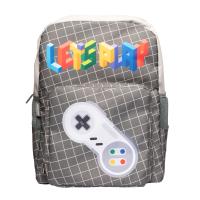 Gameration - Plecak szkolny Retro (szary)