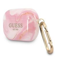 Guess Marble Est. - Etui Airpods Pro (różowy)