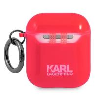 Karl Lagerfeld Choupette Head - Etui Airpods (fluo różowy)