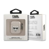 Karl Lagerfeld Choupette Head Glitter - Etui Airpods (złoty)