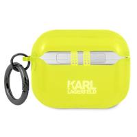 Karl Lagerfeld Choupette Head - Etui Airpods Pro (fluo żołty)