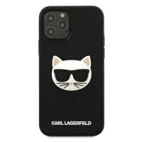 Karl Lagerfeld Choupette Head 3D Rubber - Etui iPhone 12 Pro Max (czarny)