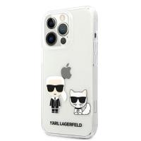 Karl Lagerfeld Ikonik & Choupette - Etui iPhone 13 Pro (przezroczysty)