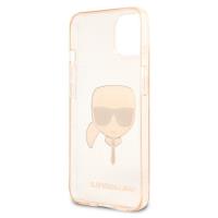 Karl Lagerfeld Karl’s Head Glitter - Etui iPhone 13 (złoty)