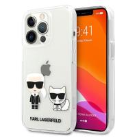 Karl Lagerfeld Ikonik & Choupette - Etui iPhone 13 Pro Max (przezroczysty)