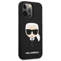 Karl Lagerfeld Silicone Ikonik Karl`s Head - Etui iPhone 13 Pro (czarny)