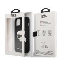 Karl Lagerfeld Saffiano Ikonik Karl`s Head - Etui iPhone 13 (czarny)