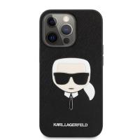 Karl Lagerfeld Saffiano Ikonik Karl`s Head - Etui iPhone 13 Pro Max (czarny)