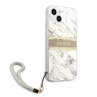 Guess Marble Strap - Etui iPhone 13 Mini (szary)