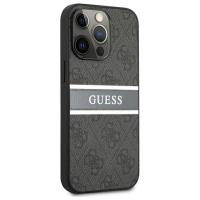 Guess 4G Printed Stripe - Etui iPhone 13 Pro (szary)