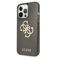Guess Glitter 4G Big Logo - Etui iPhone 13 Pro Max (czarny)