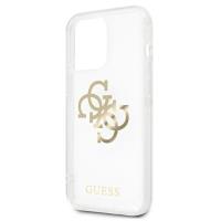 Guess 4G Big Logo Charm Gold- Etui iPhone 13 Pro Max (złoty charms)