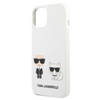 Karl Lagerfeld Silicone Karl & Choupette - Etui iPhone 13 (biały)