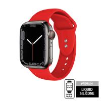 Crong Liquid - Pasek do Apple Watch 42/44/45 mm (czerwony)