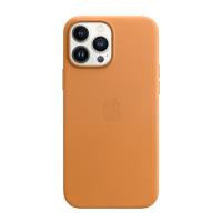 Apple Leather Case - Skórzane etui z MagSafe do iPhone 13 Pro Max (złocisty brąz)
