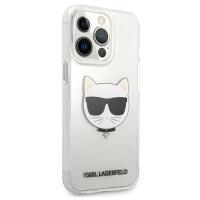 Karl Lagerfeld Choupette Head - Etui iPhone 13 Pro Max (przezroczysty)