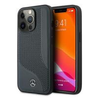 Mercedes Leather Perforated Area - Etui iPhone 13 Pro (granatowy)