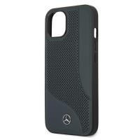 Mercedes Leather Perforated Area - Etui iPhone 13 mini (granatowy)