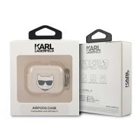 Karl Lagerfeld Choupette Head Glitter - Etui AirPods 3 (złoty)